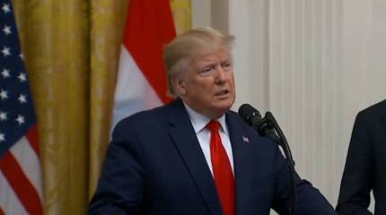 Трамп рассказал о том, что с американского корабля был сбит иранский БПЛА