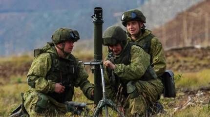 Появились кадры уничтожения минометным огнем одного из опорных пунктов ВСУ в Харьковской области