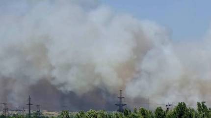 Сообщается о попадании украинских снарядов в район хранилища радиоактивных изотопов Запорожской АЭС