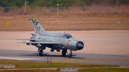 В Индии разбился истребитель МиГ-21