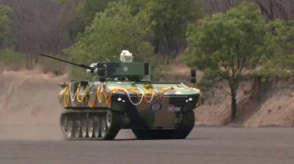 «БМД снаружи, западный стандарт внутри»: Индия показала бронемашины Vikram AAP