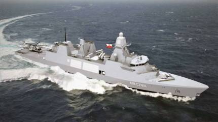 Польша начала постройку ракетного фрегата Miecznik