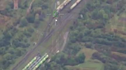 Российская «Герань-4 сикер» поразила воинский эшелон ВСУ в Волынской области