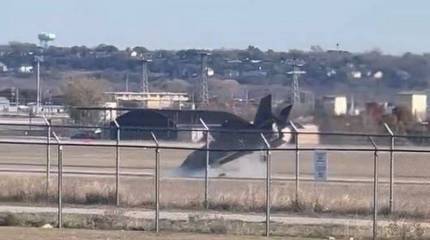 Американский истребитель F-35B потерпел аварию на авиабазе ВМС США Форт-Уэрт в Техасе