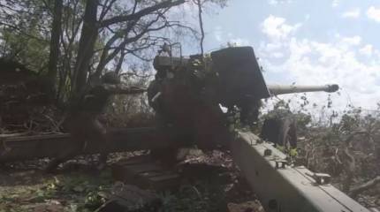 Ударами артиллерии в полосе наступления союзных сил уничтожено свыше ста националистов