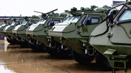 ВСУ пополнились новой партией произведённых в Латвии БТР Patria 6х6
