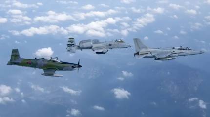 Штурмовики ВВС США A-10 Thunderbolt II приняли участие в последних в своей жизни совместных учениях с ВВС Республики Корея