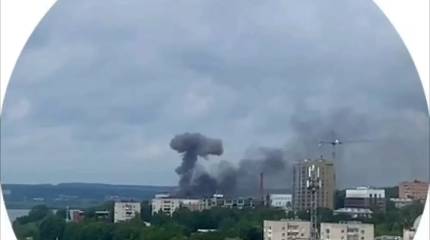 Дроны ВСУ атаковали оборонное предприятие в Ижевске примерно в 1300 км от Украины