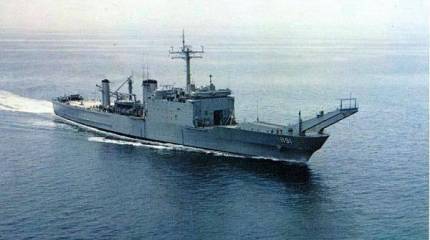 Гибель американского корабля засняли на видео