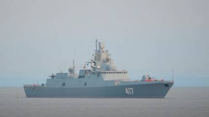 Фрегат «Адмирал Горшков» отправился в Белое море на испытания перспективного вооружения морского базирования