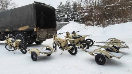 Новая партия электромотоциклов Иж-Эндуро передана военным в зоне СВО