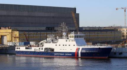 Сахалинские пограничники получили новый патрульный корабль 2-го ранга «Адмирал Угрюмов»