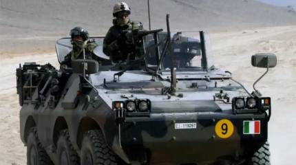 В Словении заметили эшелон с итальянскими бронемашинами VBL Puma 6x6 для ВСУ