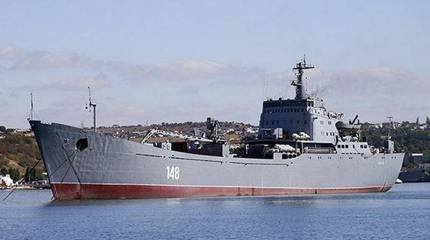 БДК "Орск" прошёл Босфор и вошёл в Средиземное море