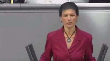 Сара Вагенкнехт снова режет правду-матку о ЕС и политике США