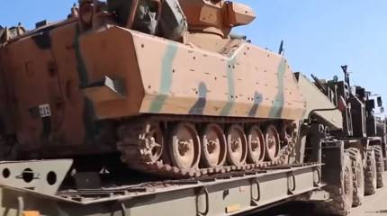 Появились кадры обстрела САА с места расположения турецкого поста: съёмку ведут боевики