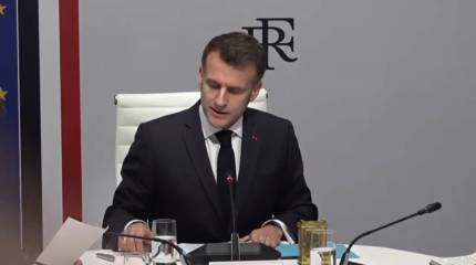 Макрон выразил солидарность с Алиевым «в связи с ударами Ирана по Азербайджану»