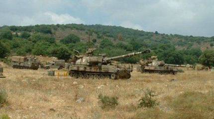 Израильская артиллерия обстреляла военные склады сирийской правительственной армии