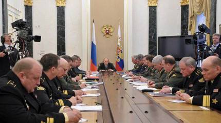 Встреча с руководством Минобороны