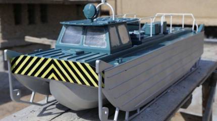 В РФ создан буксирный катер тримаранного типа