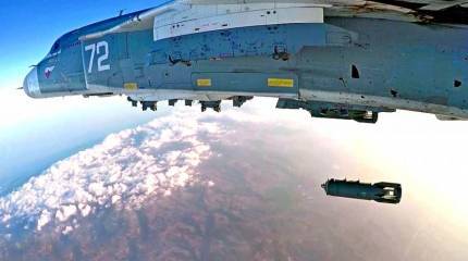 Оператор боевиков чуть не попал под замес ВКС России в прямом эфире