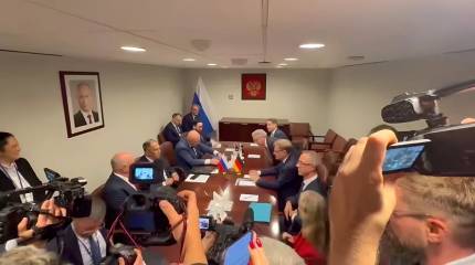 По просьбе немецкой стороны Лавров встретился с главой МИД ФРГ в Нью-Йорке