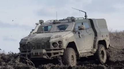 На Донбассе замечены бронеавтомобиль ВСУ «Новатор» и ПТРК «Амулет»