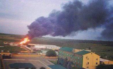 Штурм воинской части украинского погранотряда в Луганске