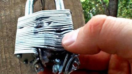 Какой пулей можно отстрелить замок?