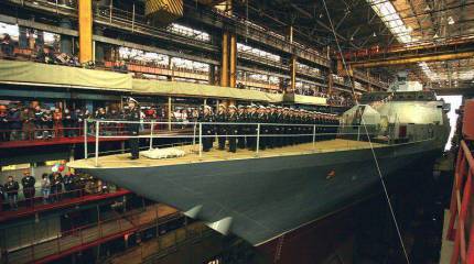 На Амурском судостроительном выведен из строительного эллинга корвет «Совершенный»