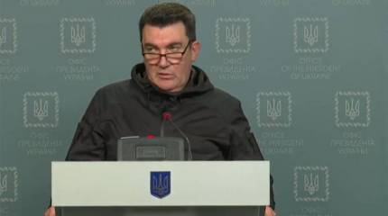 Вместо президента Зеленского после заседания СНБО Украины к журналистам вышел секретарь Данилов