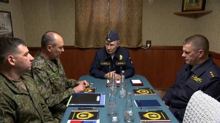 Президент на борту «Варяга» - морякам: Вы не в тылу, вы тоже на переднем крае
