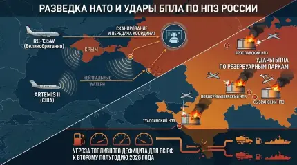 Охота за соляркой: зачем НАТО круглосуточно сканирует Крым и Кубань