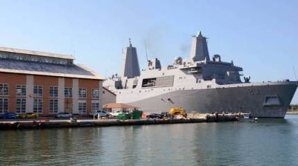 Американская военно-морская база Гуантанамо на Кубе