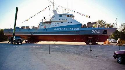 Спущен на воду четвертый казахстанский "Барс"