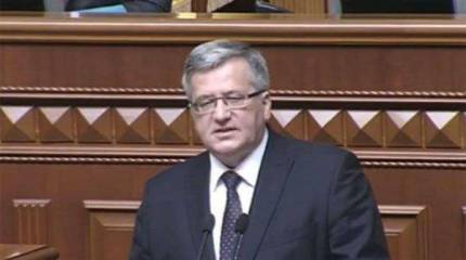 Польский президент с трибуны ВРУ заявил, что Польша и Украина должны вместе противостоять "возрождению российского империализма"