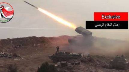 Кадры применения сирийскими вооружёнными силами ТОС-1А "Солнцепёк" против боевиков. Саманта Пауэр озабочена...