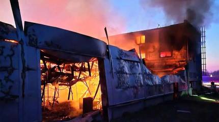 В чешском Пардубице «подпольщики» сожгли завод по производству БПЛА