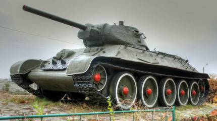 Знаменитый танк Т-34 отмечает юбилей