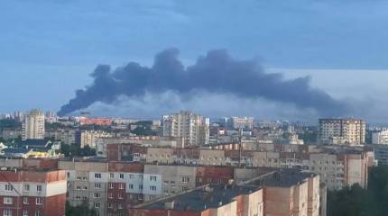 Горит завод «Мотор» в Луцке: новые подробности ночных ударов ВС России по объектам на Украине