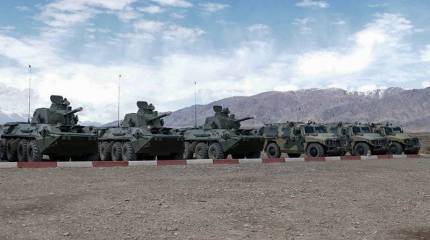 Марш в 2 тысячи километров. Россия перебросила в Киргизию 2С23 "Нона-СВК"