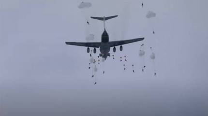 Появились кадры с высадкой десанта под Харьковом