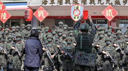 Глава Тайваня обратилась к военным, заявив о «возможном вторжении внешних сил»