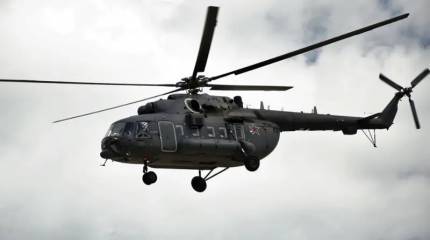 Появились кадры «охоты» российского вертолета Ми-8 на украинский морской дрон