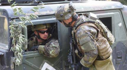 Грузинский Учебный центр НАТО проведет первые учения в следующем году