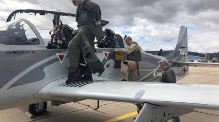 Украинские пилоты протестировали лёгкие штурмовики EMB-314 Super Tucano