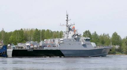 Второй МРК проекта 22800 "Советск" вышел на ходовые испытания