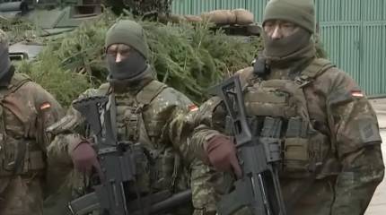 Первые подразделения танковой бригады Бундесвера официально приступили к службе в Литве