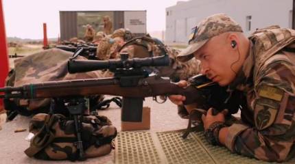 Генштаб ВСУ опубликовал кадры «подготовки» снайперов интернационального легиона теробороны Украины