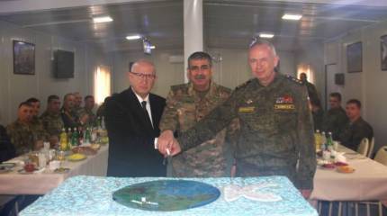 Показан российско-турецкий мониторинговый центр в Агдамском районе Азербайджана